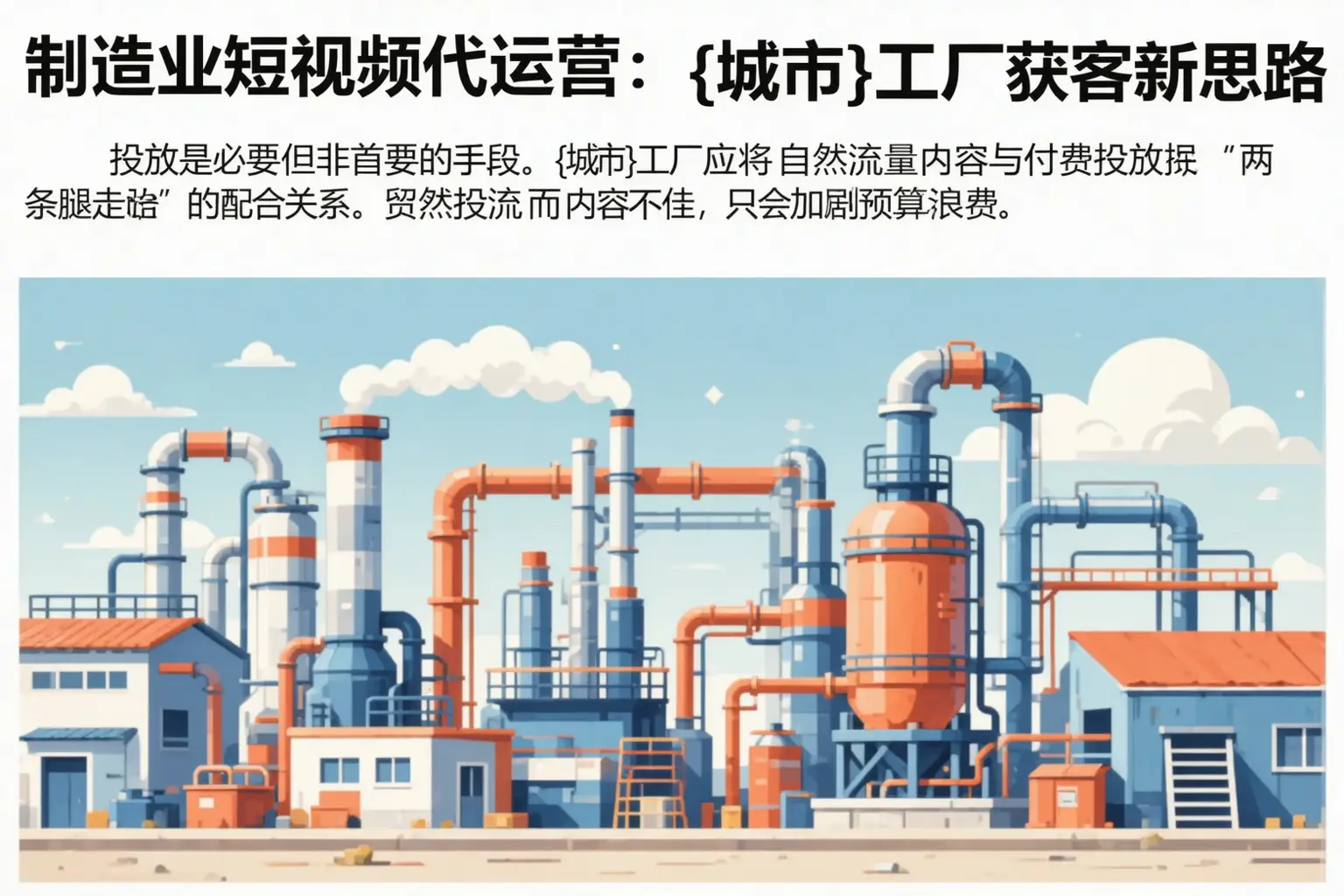 制造业短视频代运营:巴马工厂获客新思路
