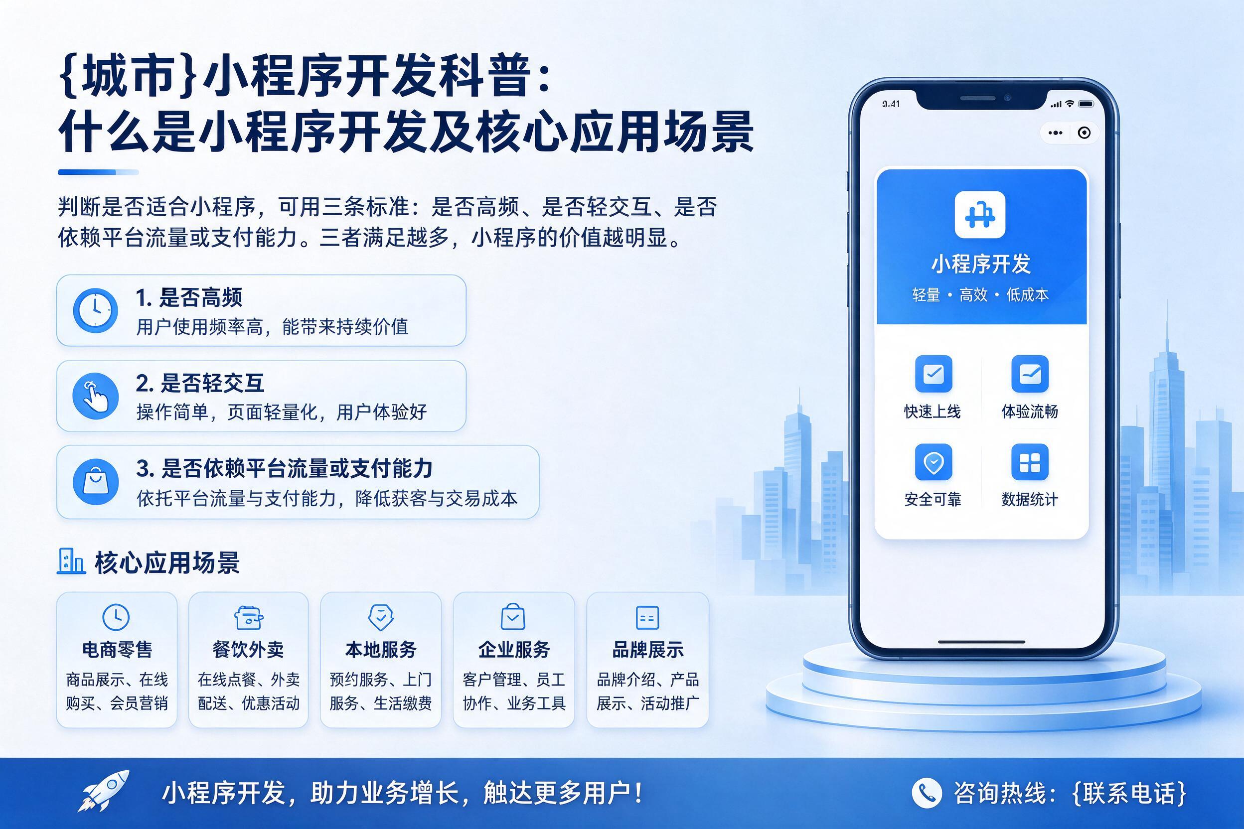 巴马小程序开发科普：什么是小程序开发及核心应用场景